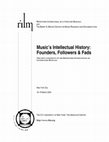 Research paper thumbnail of Music's intellectual history: Founders, followers & fads