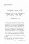 Research paper thumbnail of Homosexuals, Heretics, and the Practice of Freedom Commentary on Love the Sin: Sexual Regulation and the Limits of Religious Tolerance by Janet R. Jakobsen and Ann Pelligrini