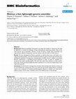 Research paper thumbnail of Minimus: a fast, lightweight genome assembler