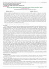 Research paper thumbnail of Effect of Lime Variation on the Moisture Content and Dry Density of Lateritic Soil in Ilorin, Nigeria.