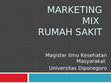 Research paper thumbnail of Marketing Mix Rumah Sakit - Septo Pawelas Arso