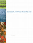 Research paper thumbnail of ECOLOGICAL FOOTPRINT STANDARDS 2009 3 SEPTEMBER 2009 GLOBAL FOOTPRINT NETWORK STANDARDS COMMITTEE