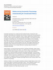 Research paper thumbnail of Rediscovering humanistic psychology: Understanding its complicated history. Review of Encountering America: Humanistic psychology, sixties culture, & the shaping of the modern self.