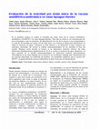 Research paper thumbnail of Evaluación de la toxicidad por dosis única de la vacuna antidiftérica-antitetánica en ratas Sprague-Dawley