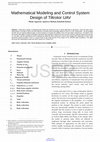 Research paper thumbnail of Mathematical Modeling and Control System Design of Tiltrotor UAV