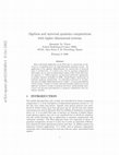 Research paper thumbnail of Algebras and universal quantum computations with higher dimensional systems