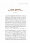 Research paper thumbnail of La fin du Tardiglaciaire dans le Grand-Ouest de la France