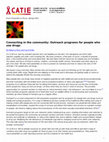 Research paper thumbnail of Connecting in the Community: Outreach Programs for People Who Use Drugs