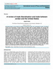 Research paper thumbnail of A Review of Trade Liberalisation and Trade Between Jordan and the United States