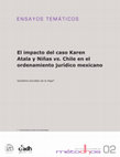 Research paper thumbnail of El impacto del caso Karen Atala y Niñas vs. Chile en el ordenamiento jurídico mexicano