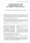 Research paper thumbnail of Les feuilles de laurier de Volgu (Saône-et-Loire) : une énigme en partie résolue ?