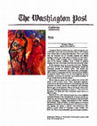 Research paper thumbnail of Constance Pierce, past solo exhibition: "Through a Glass Darkly" Washington Printmakers Gallery, Dupont Circle Art District, Washington, D.C. ~ Washington Post review