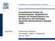 Research paper thumbnail of Korpusbasierte Analyse der Phraseologismen. Dargestellt am Beispiel von Phraseologismen aus der Sprache in der ehemaligen Deutschen Demokratischen Republik (DDR).