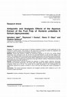 Research paper thumbnail of Antipyretic and Analgesic Effects of the Aqueous Extract of the Fruit Pulp of Hunteria umbellata K Schum (Apocynaceae