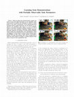 Research paper thumbnail of Learning from Demonstrations with Partially Observable Task Parameters