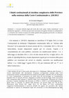 Research paper thumbnail of I limiti costituzionali al riordino complessivo delle Province nella sentenza della Corte costituzionale n. 220/2013