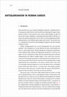 Research paper thumbnail of Antiquarianism in Roman Sardis