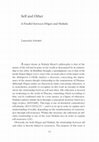 Research paper thumbnail of Self and Other: A Parallel between Dōgen and Nishida