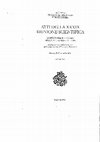 Research paper thumbnail of Organizzazione della produzione e modalità dello scambio dal Bronzo finale al periodo arcaico