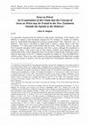 Research paper thumbnail of Jesus as Priest: An Examination of the Claim that the Concept of Jesus as Priest may be Found in the New Testament Outside the Epistle to the Hebrews