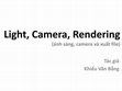 Research paper thumbnail of TK 3D cơ bản_Bài 13. ÁNH SÁNG, CAMERA, RENDER