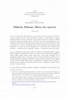 Research paper thumbnail of Antiper, Diderot, Platone, Marx: tre caverne. Note di lettura a Denis Diderot, L'antro di Platone