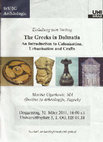 Research paper thumbnail of Ugarković, M: The Greeks in Dalmatia. An Introduction to Colonisation, Urbanisation and Crafts