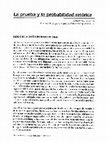 Research paper thumbnail of La prueba y la probabilidad retórica