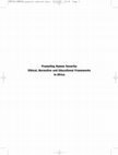 Research paper thumbnail of Promoting Human Security: Ethical, Normative and Educational Frameworks in Africa