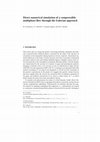 Research paper thumbnail of Direct numerical simulation of a compressible multiphase flow through the Eulerian approach