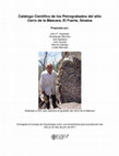 Research paper thumbnail of Catálogo Científico de los Petrograbados del sitio Cerro de la Máscara, El Fuerte, Sinaloa (2011)