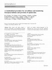 Research paper thumbnail of A standardized procedure for surveillance and monitoring European habitats and provision of spatial data