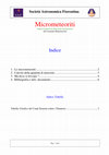 Research paper thumbnail of Meteoriti - Statistica Micrometeoriti