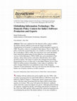 Research paper thumbnail of Globalizing information technology: The domestic policy context for India’s software production and exports