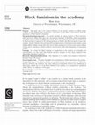 Research paper thumbnail of Black Feminism in the Academy