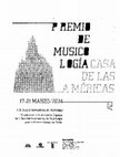 Research paper thumbnail of Premio de musicología @ Casa de las Américas--Round table discussion about the significance of RILM, RISM, RIdIM, and RIPM for the Cuban music academia