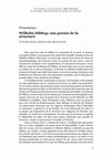 Research paper thumbnail of Wilhelm Dilthey: une pensée de la structure