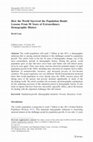 Research paper thumbnail of How the World Survived the Population Bomb: Lessons From 50 Years of Extraordinary Demographic History