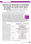 Research paper thumbnail of Détection de dommages et évaluation des dégâts du réseau routier après un séisme, en utilisant des images QuickBird haute résolution