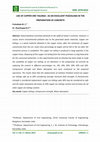 Research paper thumbnail of USE OF COPPER ORE TAILINGS -AS AN EXCELLENT POZZOLANA IN THE PREPARATION OF CONCRETE