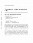 Research paper thumbnail of Thermodynamics of higher spin black holes in 3D