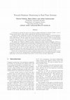 Research paper thumbnail of Towards Runtime Monitoring in Real-Time Systems