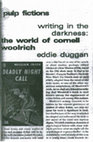 Research paper thumbnail of “Writing in the Darkness: The World of Cornell Woolrich”. Crimetime (1999)