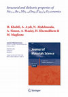 Research paper thumbnail of Structural and dielectric properties of Na1−x Ba x Nb1−x (Sn0.5Ti0.5) x O3 ceramics