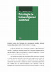 Research paper thumbnail of Psicología de la investigación científica