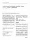 Research paper thumbnail of Ectomycorrhizal colonization and intraspecific variation in growth responses of lodgepole pine