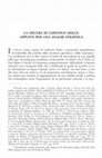 Research paper thumbnail of La 'Hecuba' di Lodovico Dolce: appunti per una analisi stilistica (2011)