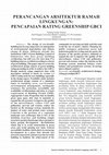 Research paper thumbnail of PERANCANGAN ARSITEKTUR RAMAH LINGKUNGAN: PENCAPAIAN RATING GREENSHIP GBCI