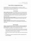 Research paper thumbnail of Argumentativeessay