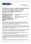 Research paper thumbnail of ABC National News: Children's health, creativity boosted when household objects used in school playgrounds, RMIT study finds